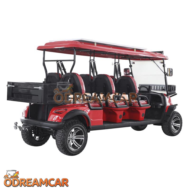 6 Seats 72V Lead-acid Battery Golf Car (1)
