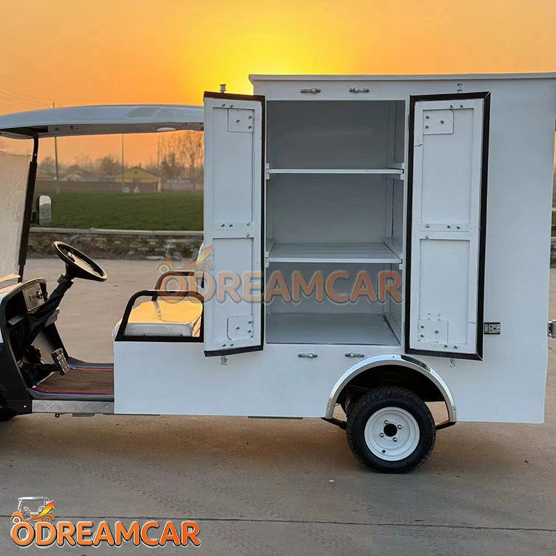 Housekeeping Linen Cart Golf Cart (6)