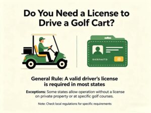 Do you need a license to drive a golf cart
