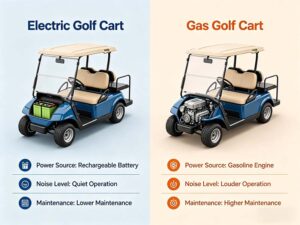 Electric vs Gas Golf Cart