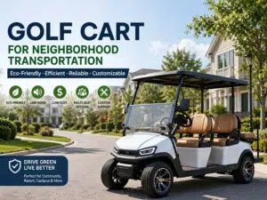 Golf Cart for Neighborhood Transportation