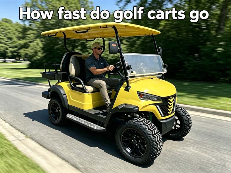 How fast do golf carts go