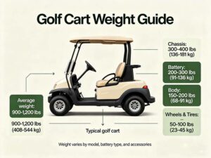 How much does a golf cart weigh
