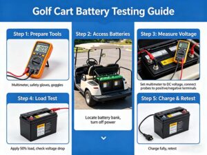 How to test golf cart batteries