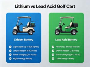 Lithium vs Lead Acid Golf Cart