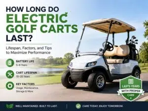 How long do electric golf carts last