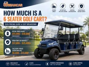 How much is a 6 seater golf cart