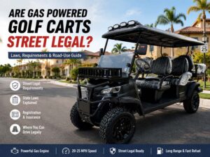 Are gas powered golf carts street legal