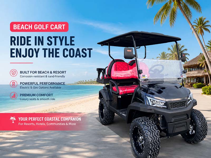 Beach golf cart