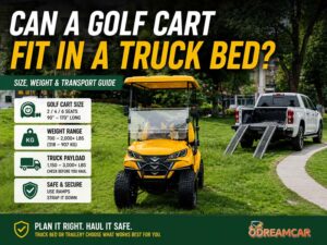 Can a golf cart fit in a truck bed