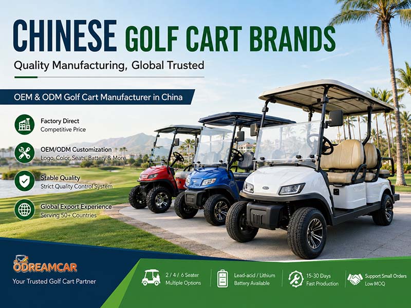 Chinese golf cart brands