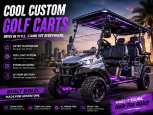 Cool custom golf carts