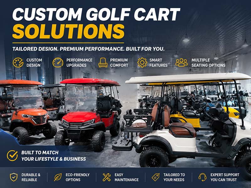 Custom golf cart solutions