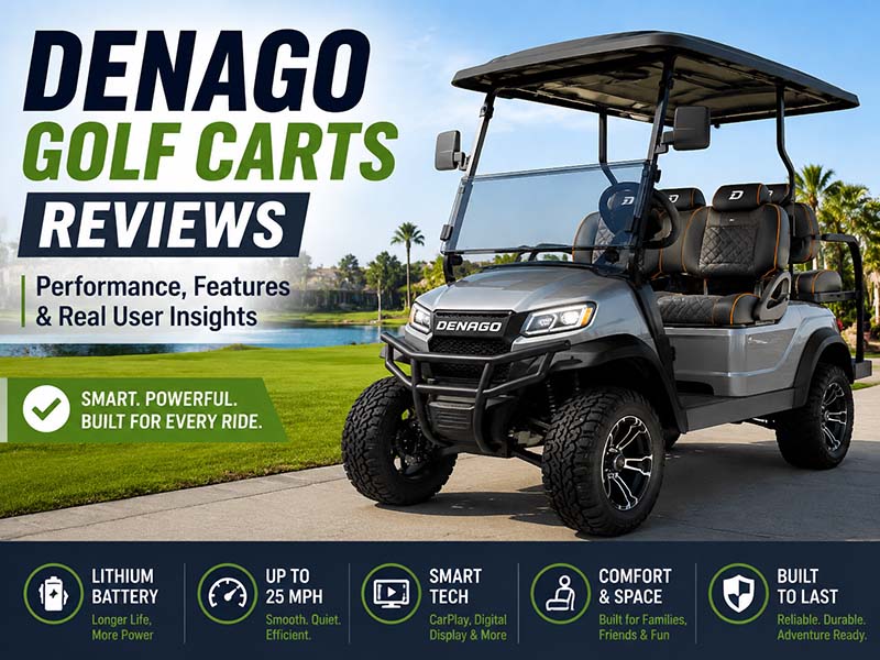 Denago golf carts reviews