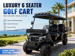 Luxury 6 seater golf cart