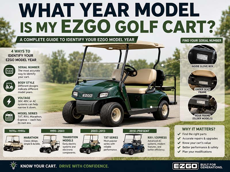 What year model is my ezgo golf cart